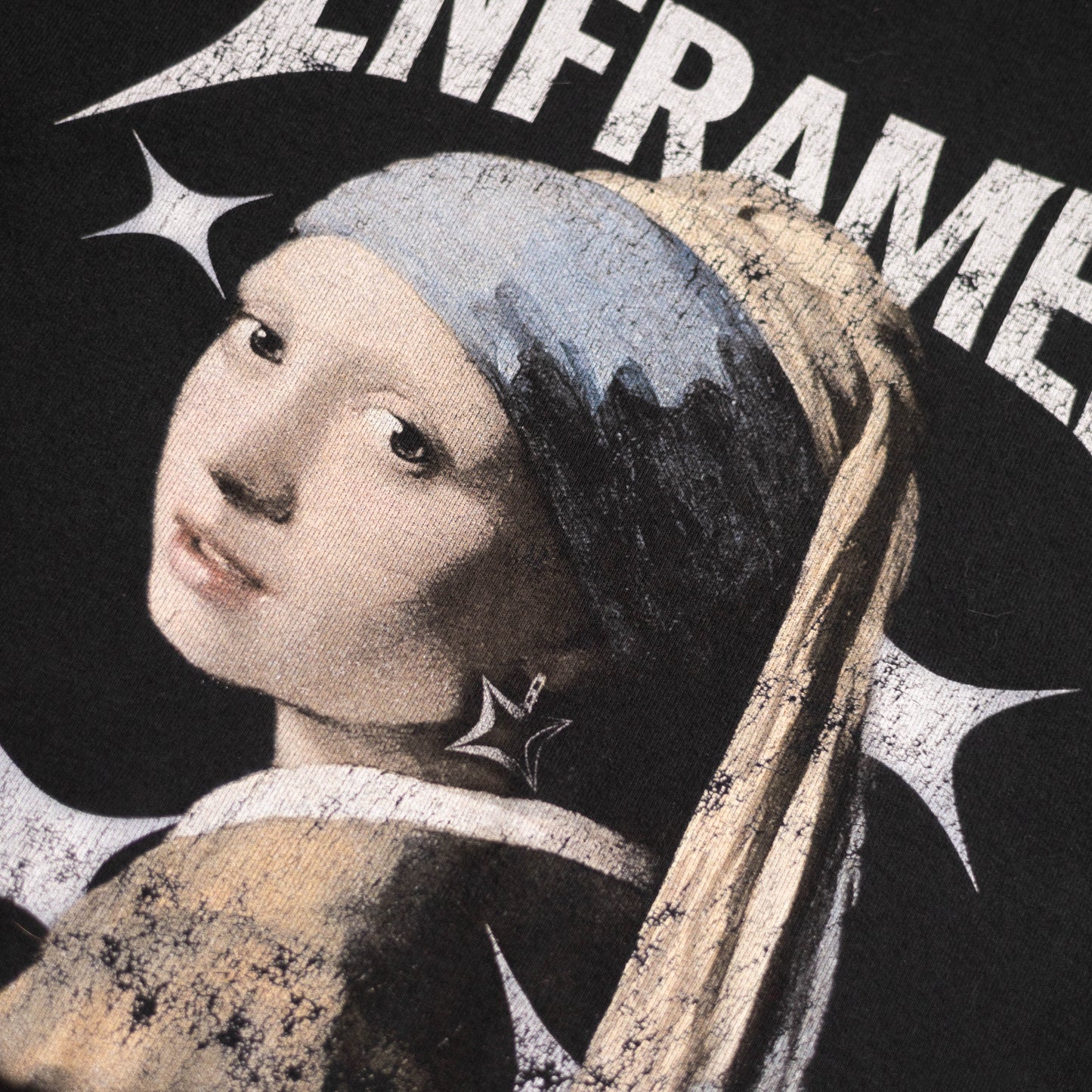 Girl with a Frame Earring Baby Tee