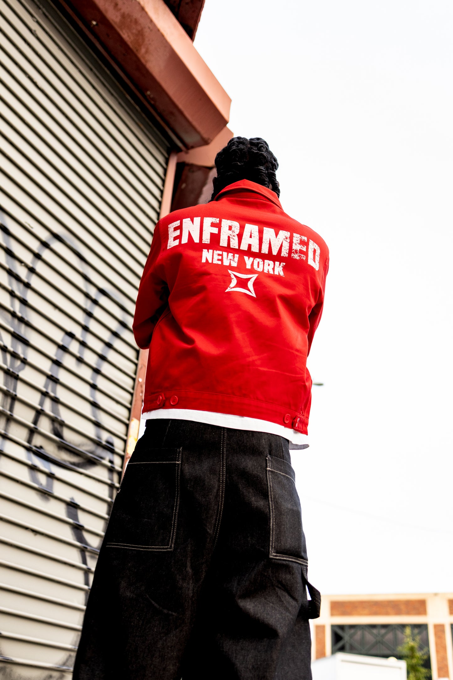 Enframed NY Jacket - Really Red