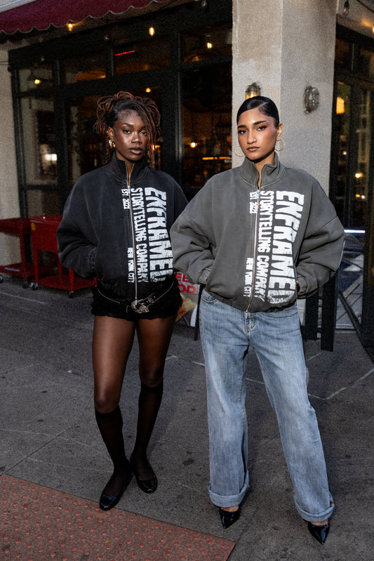 Company Bomber Jacket in Grey