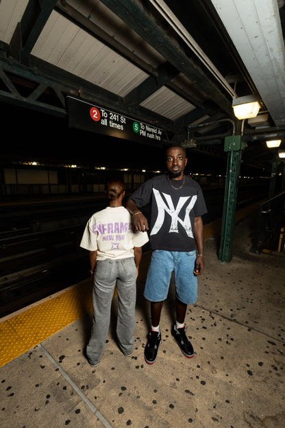 ENFRAMED NEW YORK TEE - Black