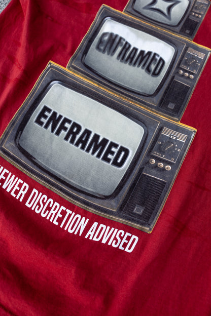 VIEWER DISCRETION TEE - Chicago Red