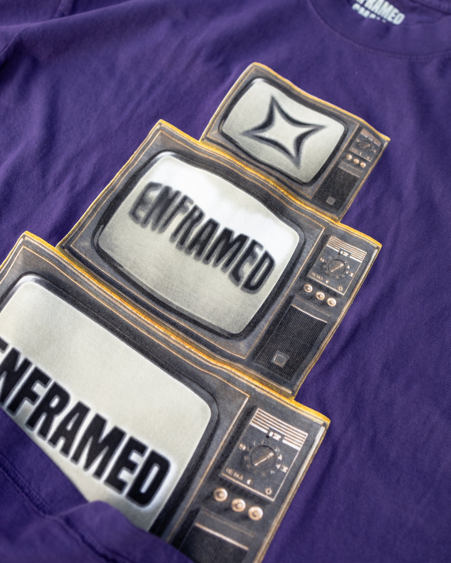 VIEWER DISCRETION TEE - Court Purple