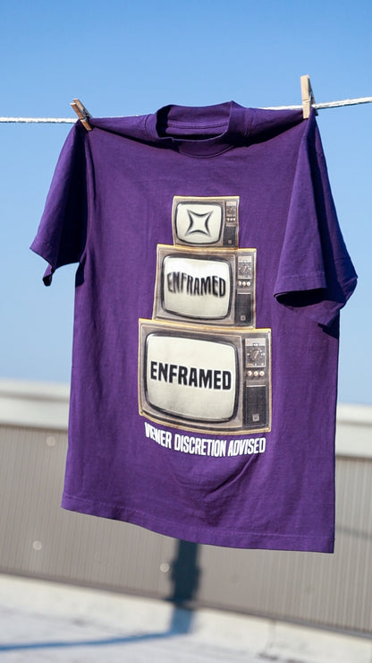 VIEWER DISCRETION TEE - Court Purple