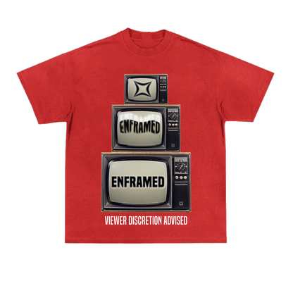 VIEWER DISCRETION TEE - Chicago Red