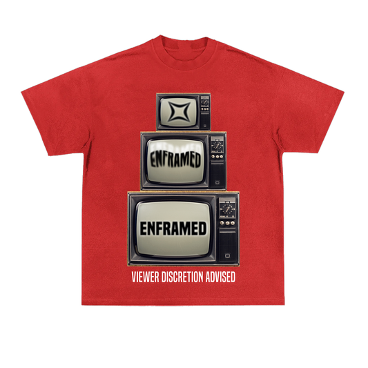 VIEWER DISCRETION TEE - Chicago Red