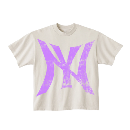 ENFRAMED NEW YORK TEE - Creme