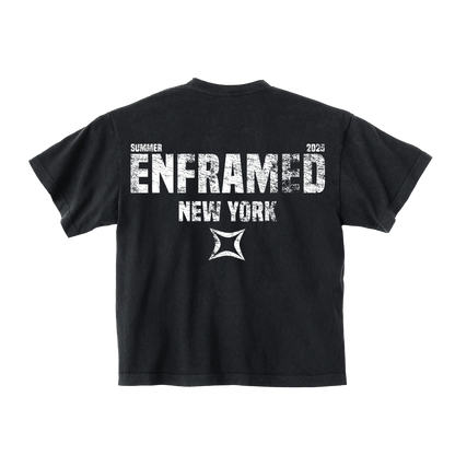 ENFRAMED NEW YORK TEE - Black