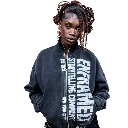 Company Bomber Jacker in Black