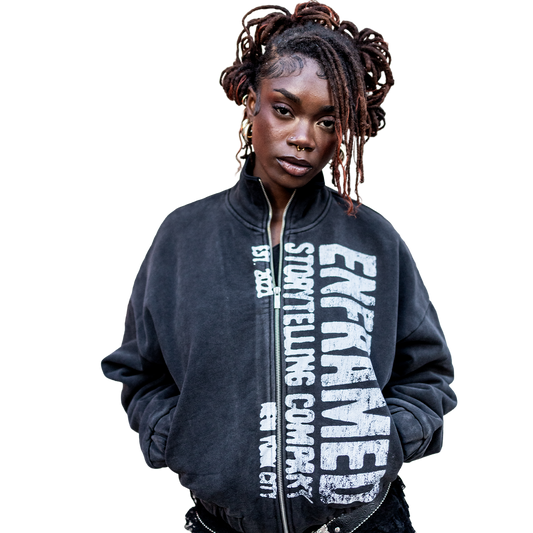 Company Bomber Jacker in Black