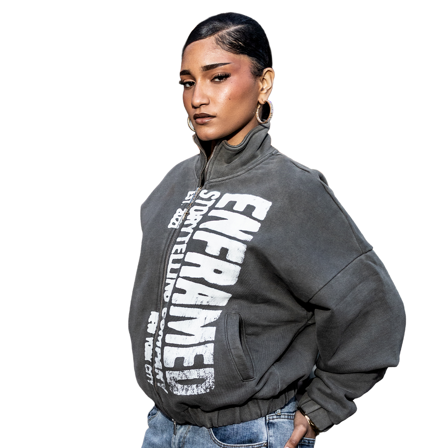 Company Bomber Jacket in Grey