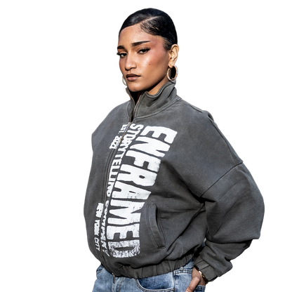 Company Bomber Jacket in Grey