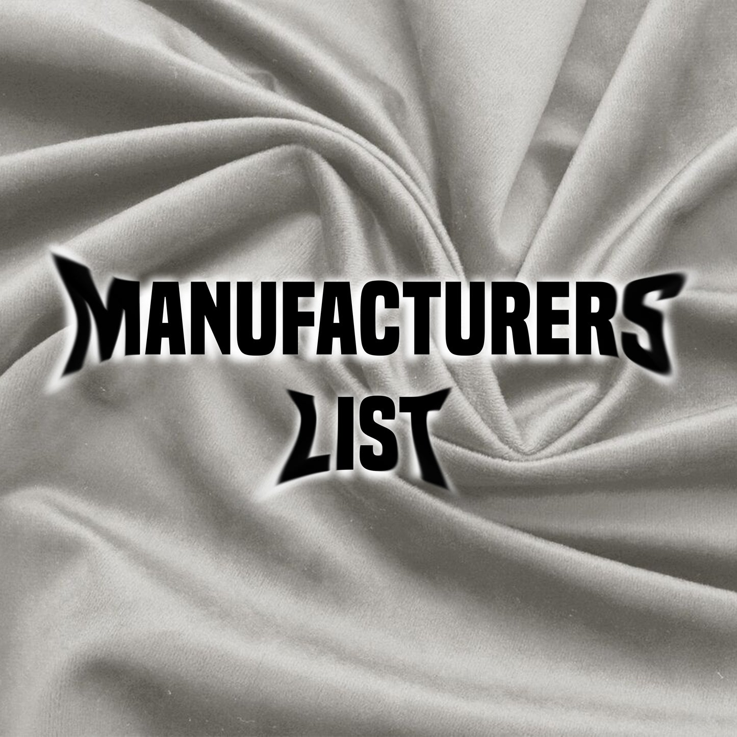 Manufacturers List