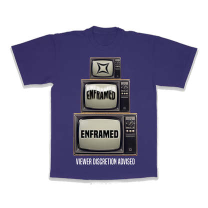 VIEWER DISCRETION TEE - Court Purple