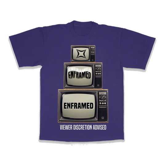 VIEWER DISCRETION TEE - Court Purple